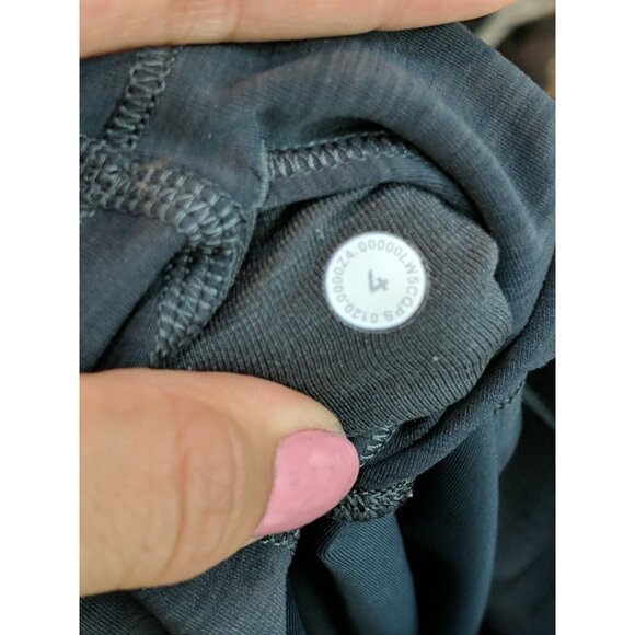 Lululemon Womens Wunder Heather Gray Grey Leggings Pants High Waisted size 4 - Picture 2 of 8